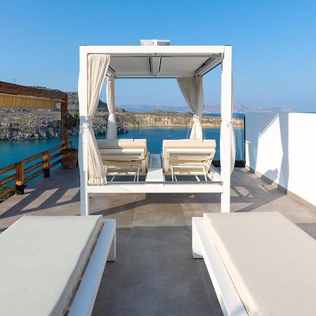Lindos Shore Summer House With Jacuzzi And Sea View !!! エクステリア 写真