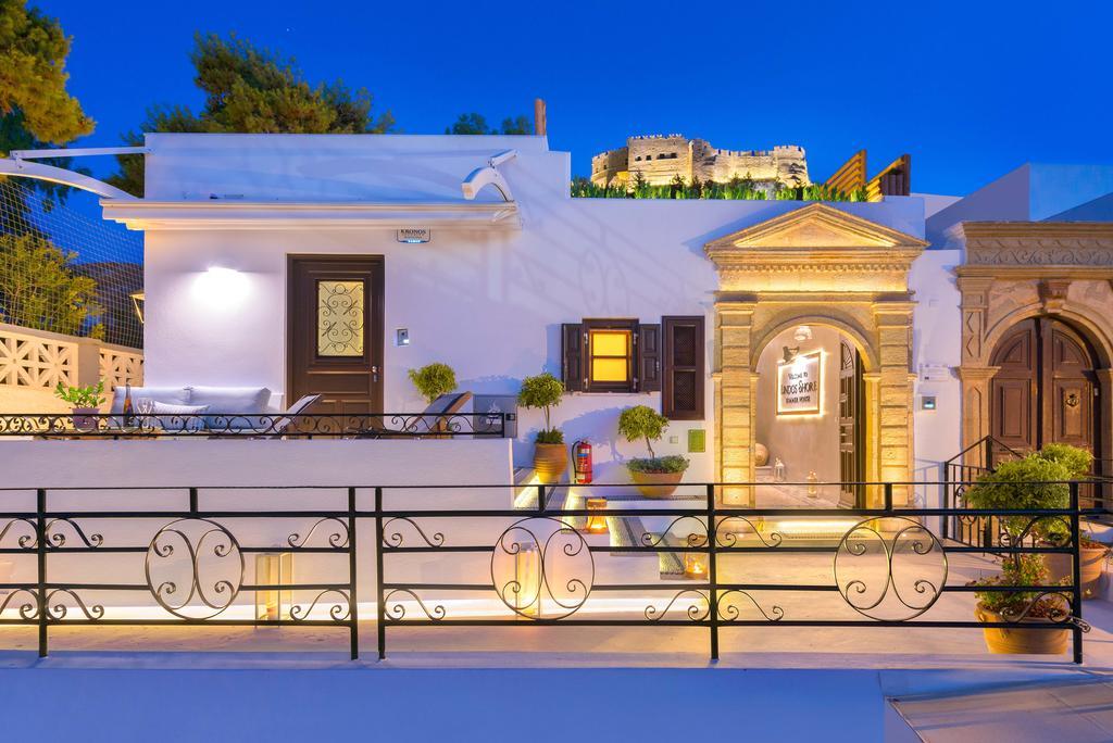 Lindos Shore Summer House With Jacuzzi And Sea View !!! エクステリア 写真