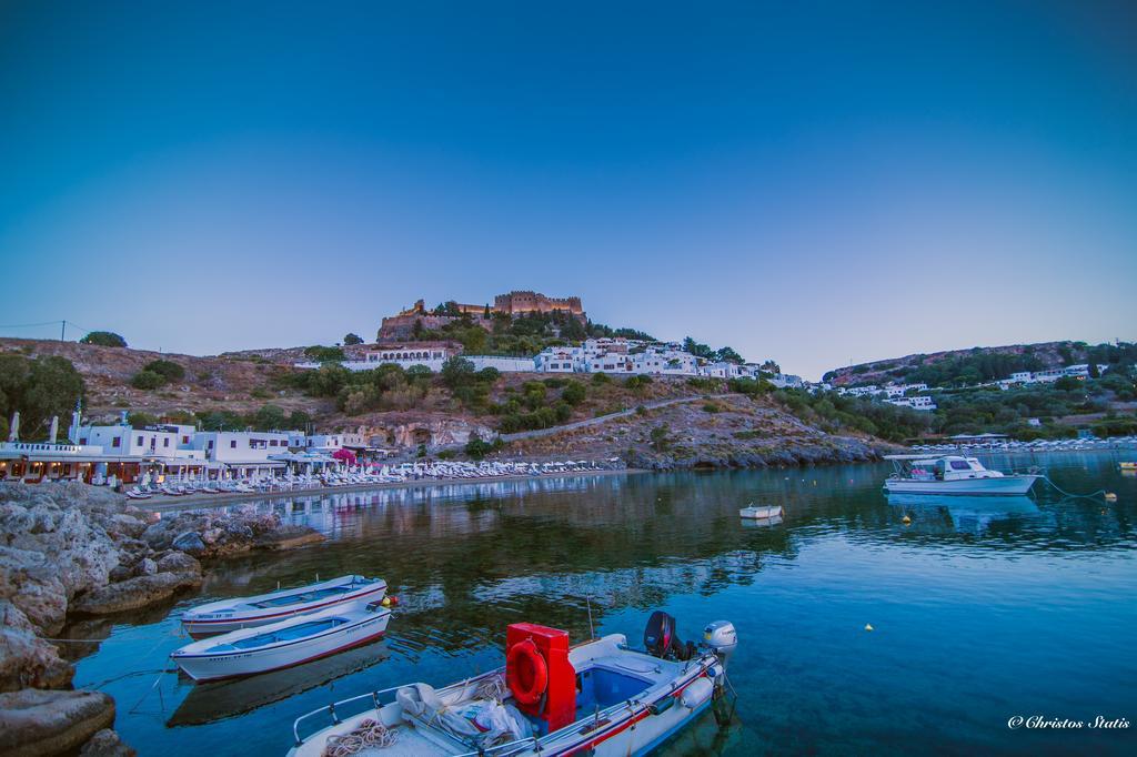 Lindos Shore Summer House With Jacuzzi And Sea View !!! エクステリア 写真