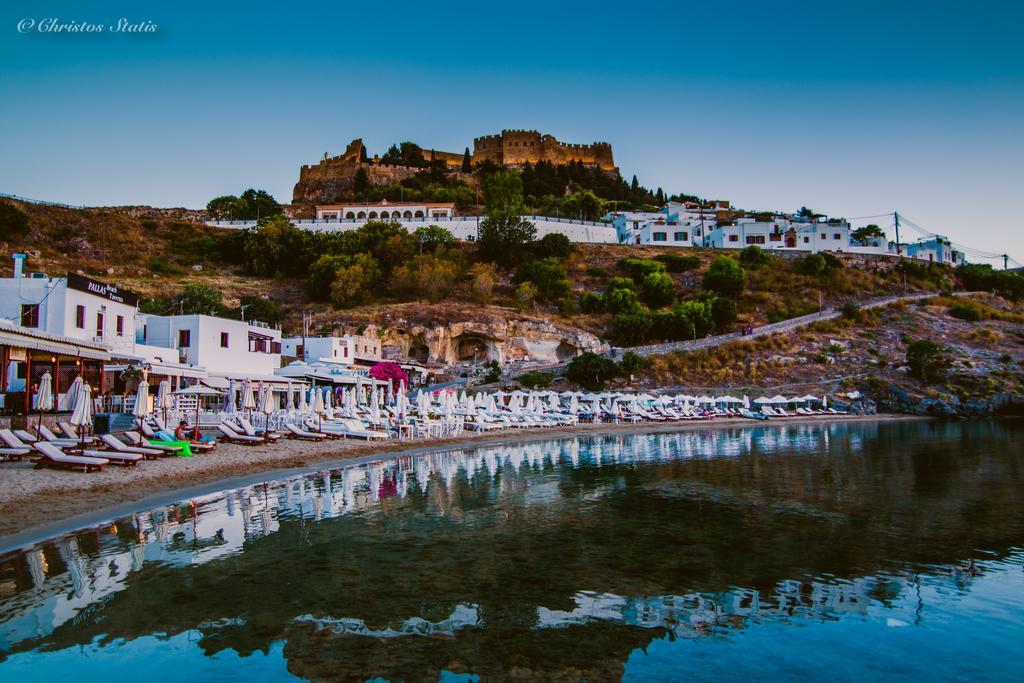 Lindos Shore Summer House With Jacuzzi And Sea View !!! エクステリア 写真